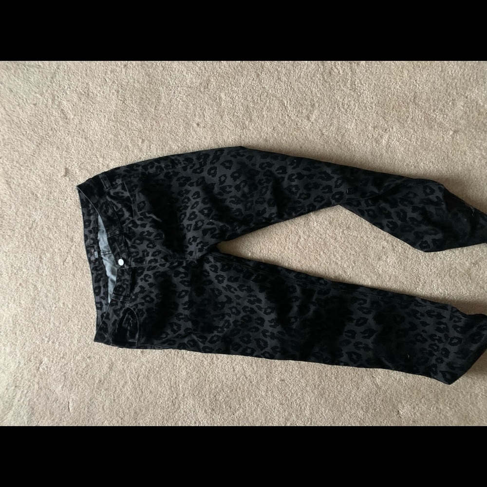 Black Cheetah pants